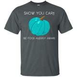 Show You Care, Be Food Allergy Aware - Teal Pumpkin shirt_Black