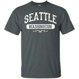 Seattle Washington T Shirt_Black