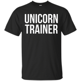 Unicorn Trainer T-shirt Funny Saying Sarcastic Novelty Humor_black=