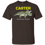 Dinosaur Personalized Name Carter Best Price Tshirt_black=