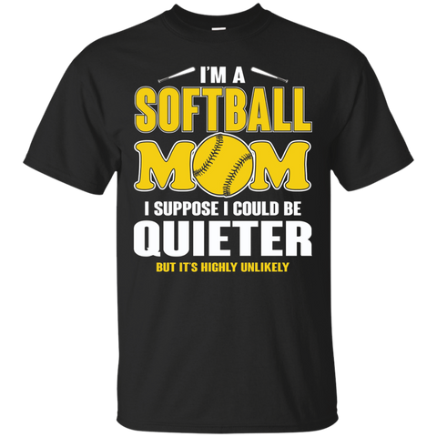 I'm A Softball Mom T Shirt, Cool Mom T Shirt, Mother T Shirt
