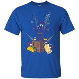 Marvel Deadpool Weapons And Food Graphic T-shirt_black=