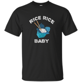 Rice Rice Baby T-Shirt Funny Rice Lover Pho Shirt_Black