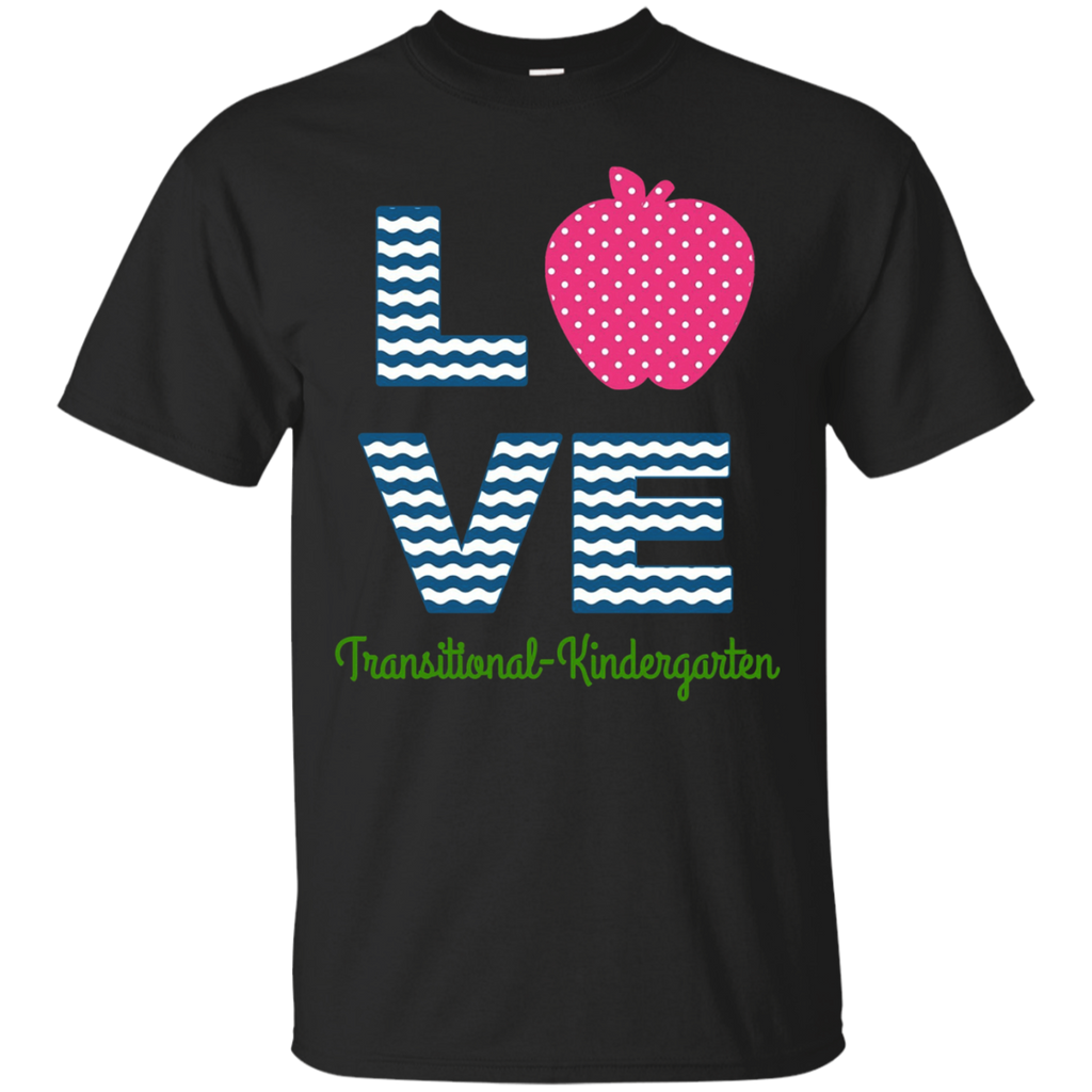 Love Transitional Kindergarten Shirt For Teacher Kids Apple