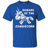 Zombie Unicorn T-shirt Halloween Beware Of The Zombiecorn_black=