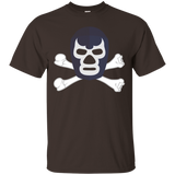 Lucha Libre Blue Mask Cross Bones Mexican Wrestler