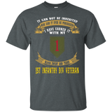 1st Infantry Division Veteran - Forever The Title Tshirt_black=