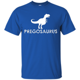 Womens Pregosaurus Funny Maternity T Shirt_Black