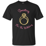 Sweating For The Wedding Engagement Ring T-Shirt_Navy