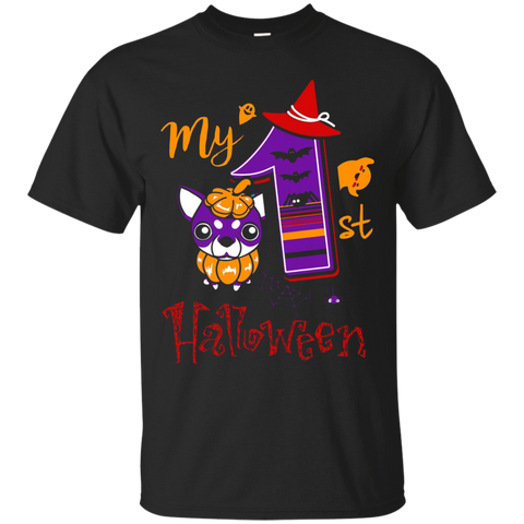 My 1st Halloween Shirt - Funny Halloween T Shirt_black=