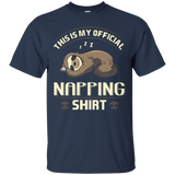 Lazy Baby Sloth Official Napping T-shirt