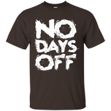 No days off shirt Gym t shirt workout clothing shirt_Black