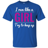 Running Girl Funny Women Youth Tshirt_black=