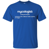 Mycologist Definition Spores Molds Fungus Collect T-Shirt_Black