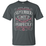 Legends Were Born In September 1977, 40th Birthday Gift Tee