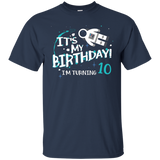It's My Birthday I'm Turning 10 T-shirt 10th Astronaut Kids