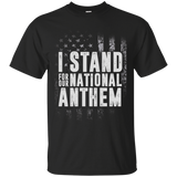 I Stand For Our National Anthem I Don't Kneel T-shirt_black