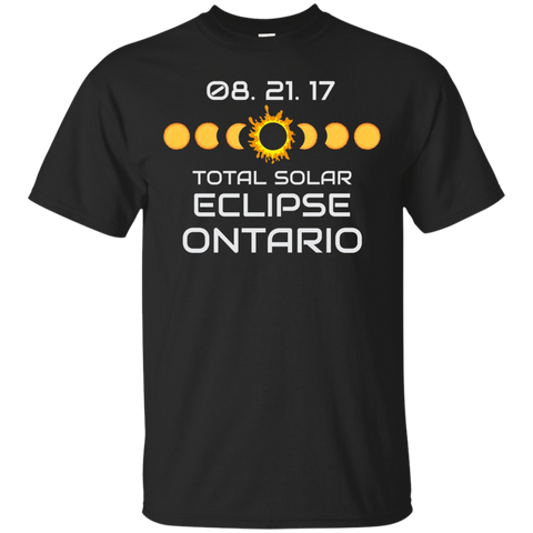 ONTARIO OREGON Solar Eclipse Souvenir Gift T Shirt_Black