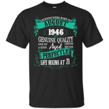 Legends Were Born In August 1946 T-shirt 71st Birthday Gift