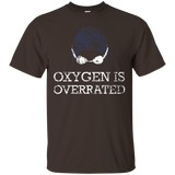 Oxygen is Overrated T-Shirt, Funny Swimming Swim Team Gift_Black