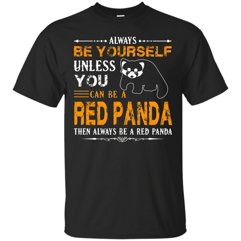 Red Panda Shirt - Always Be Red Panda Shirt_Black