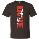 Scuba Diving T-Shirt DIVE on Dan safety with a Diver._Black