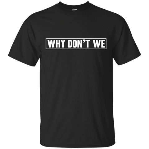 Why Don't We Music Funny Men's Women's T-shirt_Black