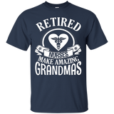 Retirement Grandma Gift Retired Nurse - MR T-Shirt_Black