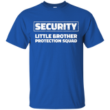 Security Little Brother Protection Squad T Shirt_Black