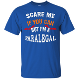 Scare Me If You Can But I'm A Paralegal Halloween T-Shirt_Black