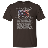 We The People U.S. Constitution Patriotic T-Shirt_Black