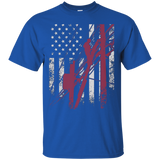 Lineman Flag Usa (printed On Back)