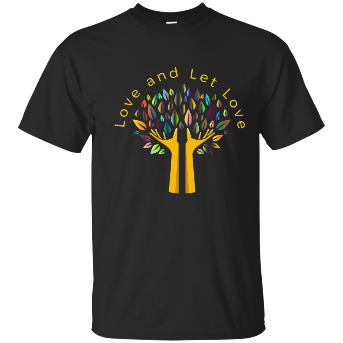Love And Let Love T-shirt Tree Of Life Diversity Design