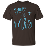 Womens Bachelorette Party Shirts Soon To Be Mrs Teal Diamond_Black