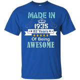 Made In 1935 Shirt, 82 Years Of Being Awesome T- Shirt