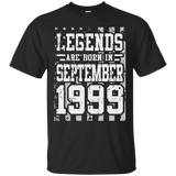 Legends Born In September 1999 Birthday Gift 18 Years Old
