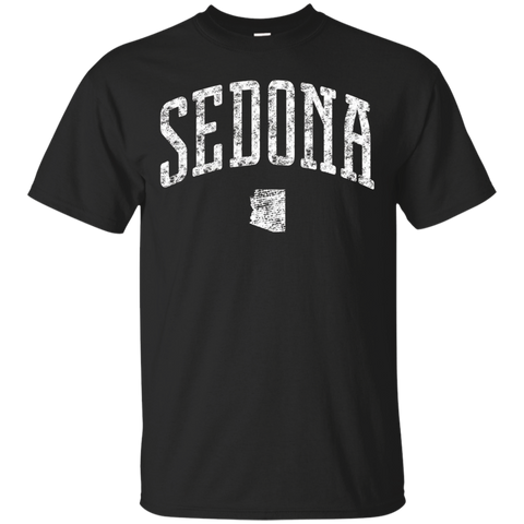 Sedona Arizona Vintage City T-Shirt_Black