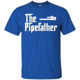 The Pipe Father Funny Plumber Plumbing T Shirt Gift_Black