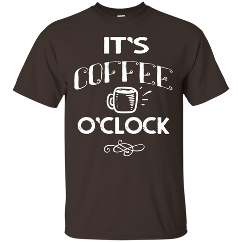 Coffee T-shirt Coffee O'clock_black=