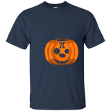 Pumpkin Pi on Jackolantern T Shirt_Navy