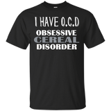 OCD Obsessive CEREAL Disorder T-Shirt_Black