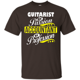 Guitarist By Passion Accountant By Profession T Shirt_black
