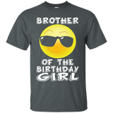 Brother Of The Birthday Girl Emoji T-shirt For Bday Party_black=