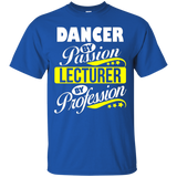 Dancer By Passion Lecturer By Profession T Shirt_black