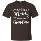 Only Great Moms Get Promoted to Grandma Shirt, Mother's Day_Navy