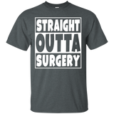 Straight Outta Surgery Tee Shirt Get Well Gift_Black