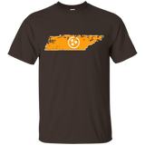 Orange Tennessee State Shirt 3 White Stars of the Flag Tee_Black