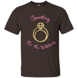 Sweating For The Wedding Engagement Ring T-Shirt_Navy