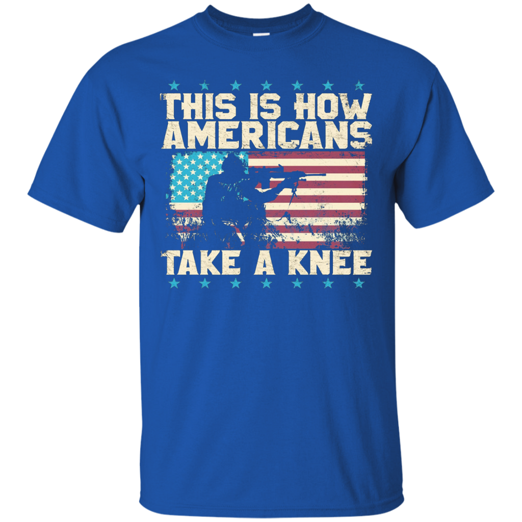 This Is How Americans-take A Knee-boycott The-nfl-tshirt_black=