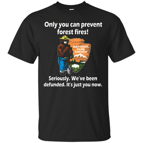 Resist Bear Only You Can Prevent Forest Fires Defunded Shirt_Black